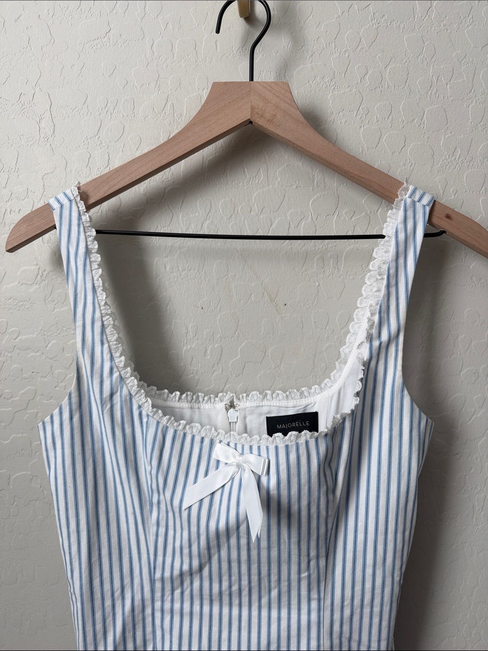 MAJORELLE x Maggie Macdonald Cynthia Milkmaid Mini Dress Size XS - Picture 3 of 7